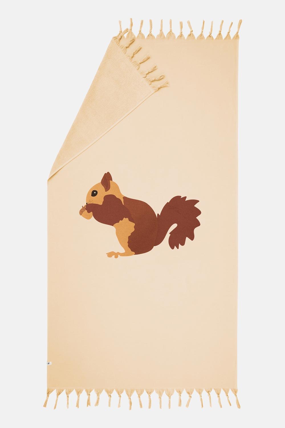 WWF Market-Sincap Havlu Peştamal - Krem-Plaj Havlusu-3-Milagron.com