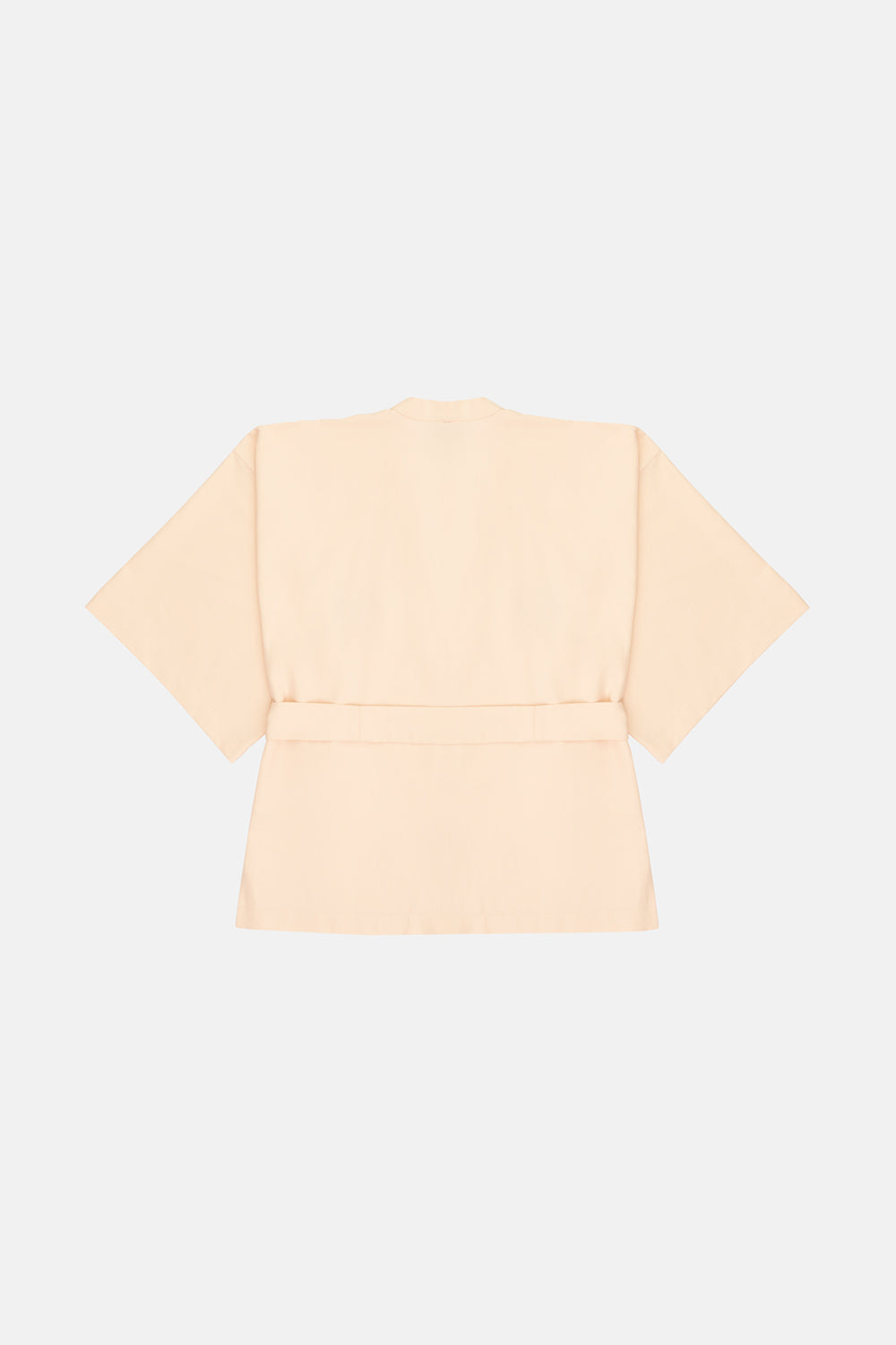 WWF Market-Sincap Kısa Kollu TENCEL™ Kimono - Bej-Kimono-2-Milagron.com