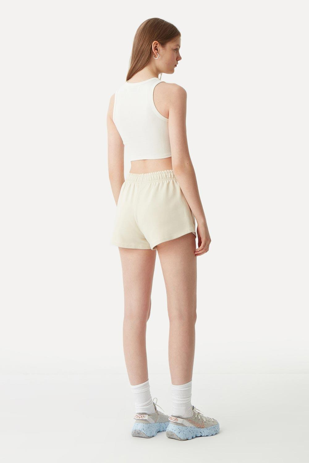 WWF Market-Yaban Tavşanı Kadın Şort - Bej-Şort-4-Milagron.com