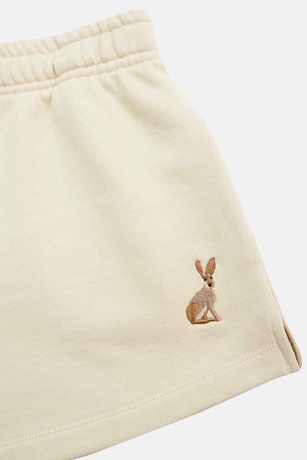 WWF Market-Yaban Tavşanı Kadın Şort - Bej-Şort-5-Milagron.com