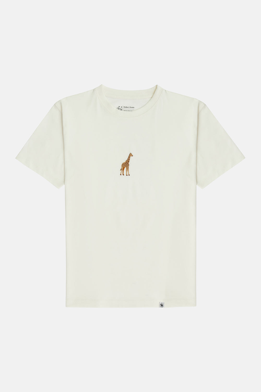 WWF Market-Zürafa T-Shirt - Ekru-T-Shirts-1-Milagron.com