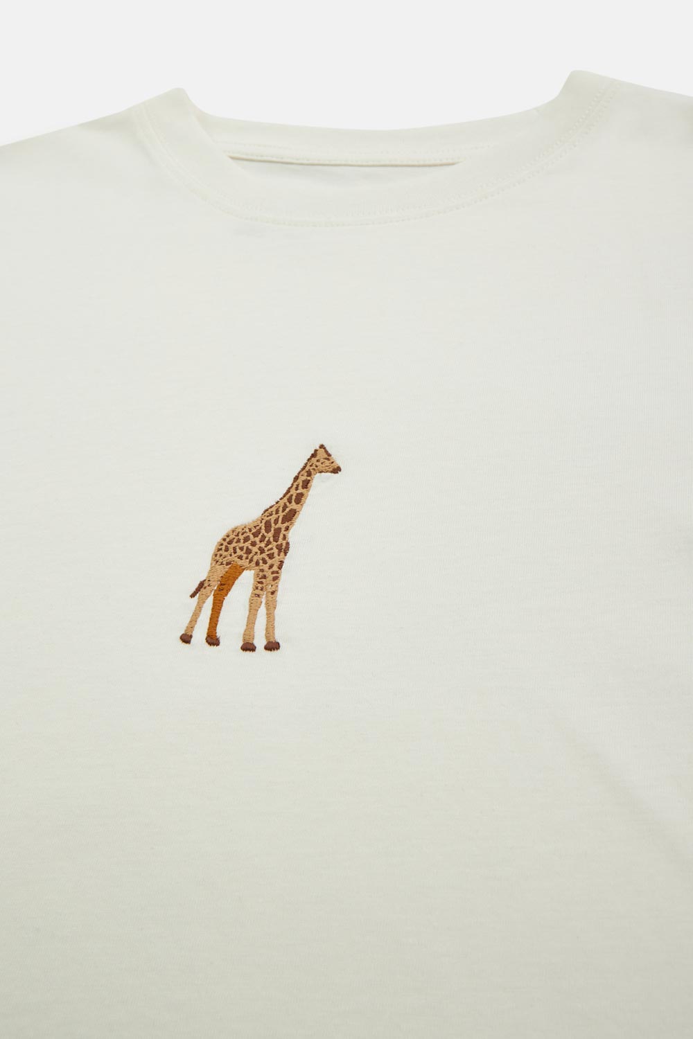 WWF Market-Zürafa T-Shirt - Ekru-T-Shirts-3-Milagron.com