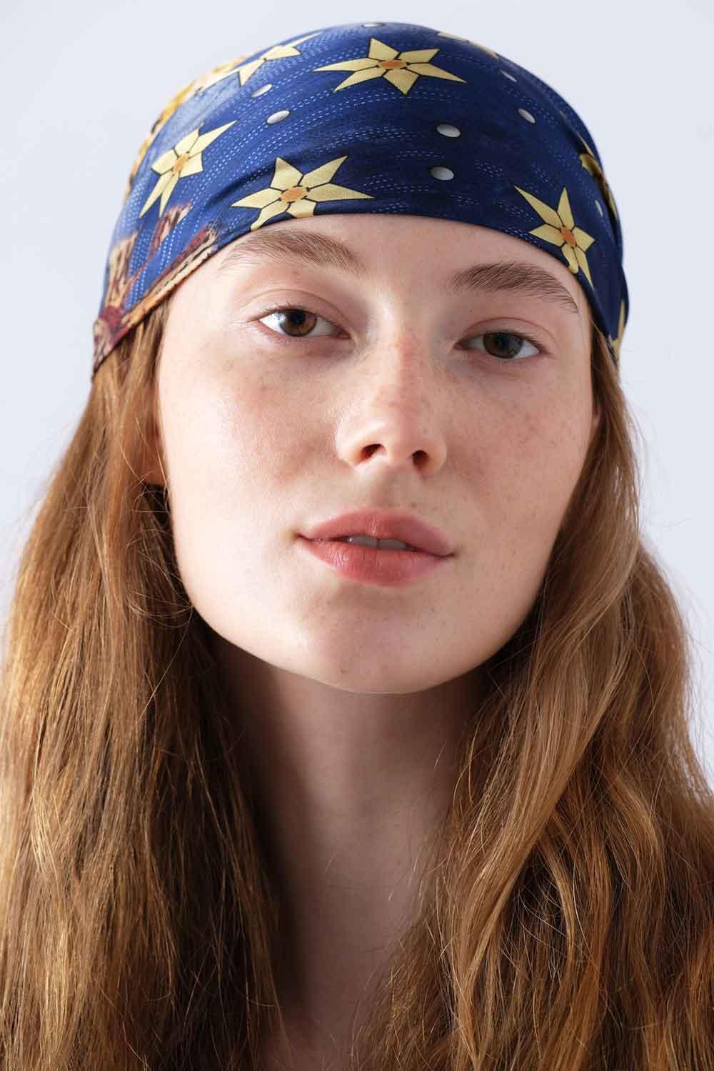 Wabi Sabi-Ws X Mag Lacivert Comet Fular-Şal & Fular-5-Milagron.com