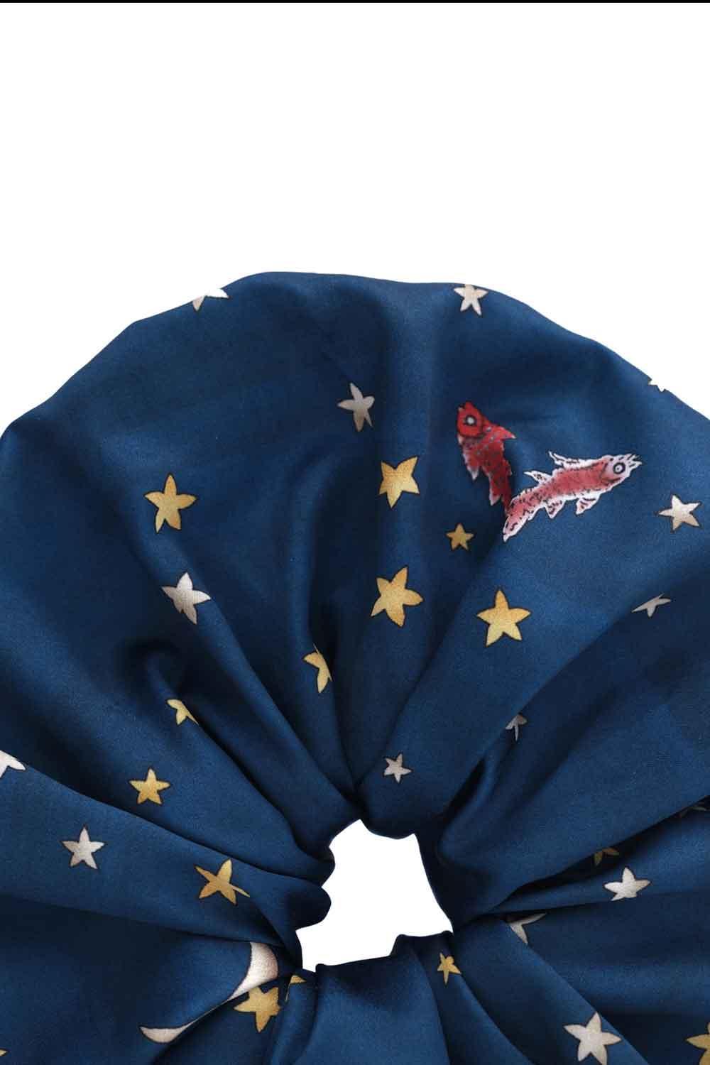 Wabi Sabi-Ws X Mag Lacivert Toka-Saç Aksesuarı-3-Milagron.com