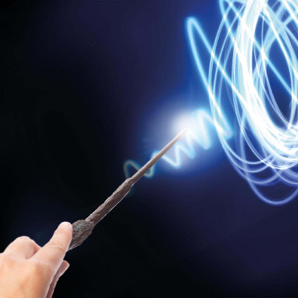 Wizarding World-Harry Potter Lisanslı Uygulama Destekli Sihirli Işıklı Asa - Harry-Figürler-5-Milagron.com