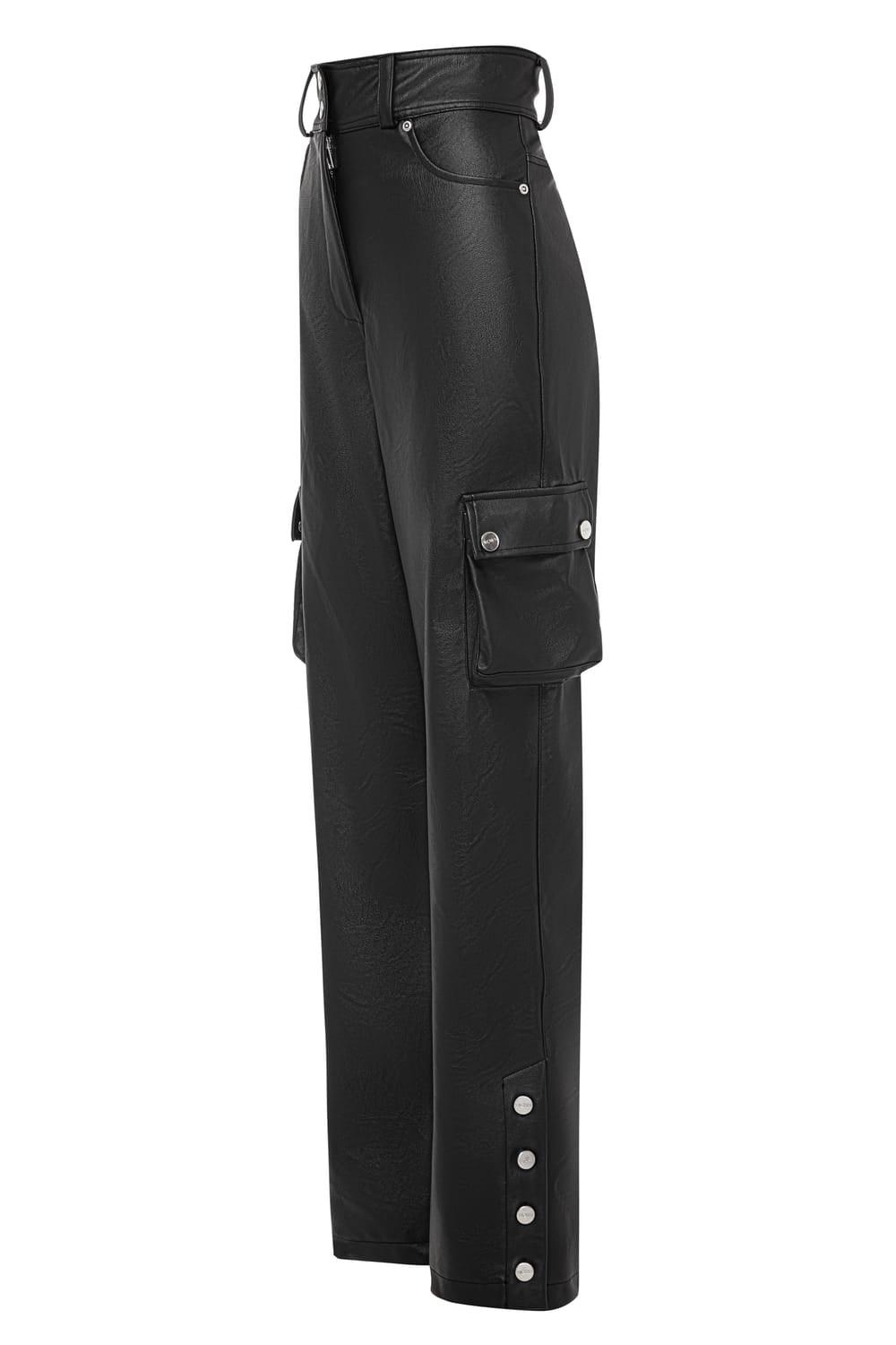 Wown-Dora Leather Pants-Deri Pantolon-2-Milagron.com