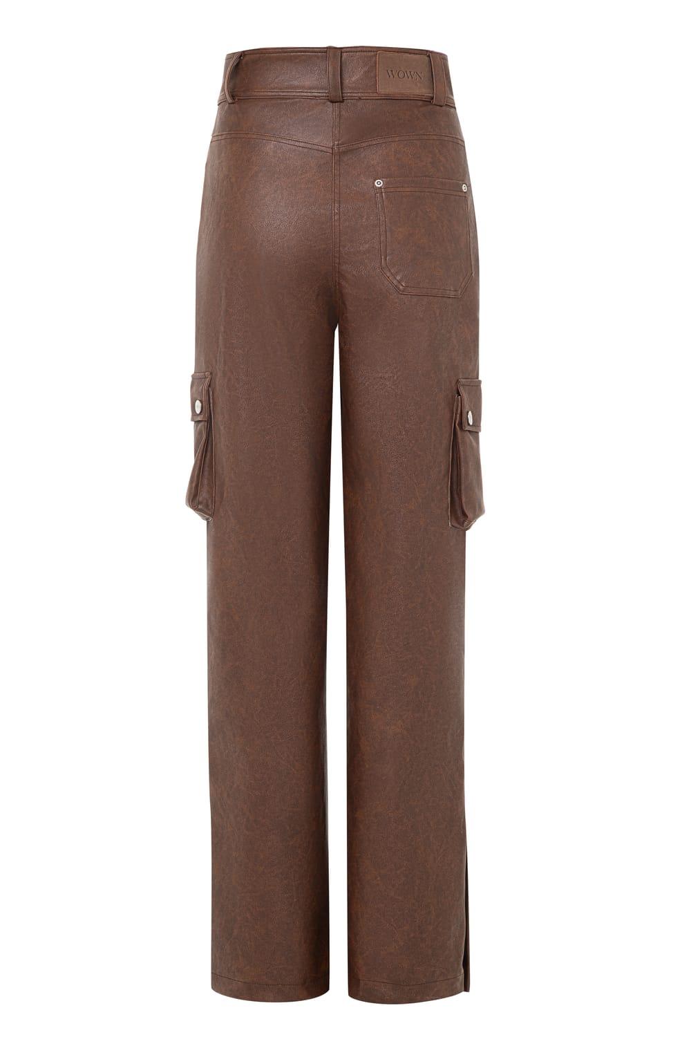 Wown-Dora Leather Pants-Deri Pantolon-3-Milagron.com