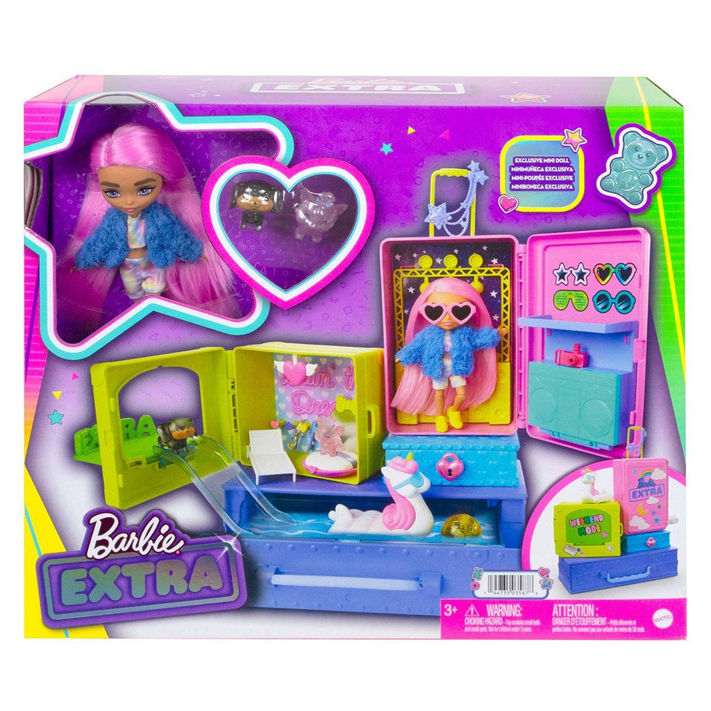 Barbie Barbie Extra Mini Bebekler Ve Hayvan Dostlarının Seyahat Maceraları Biriktirilebilir Oyuncaklar ve Setleri | Milagron 