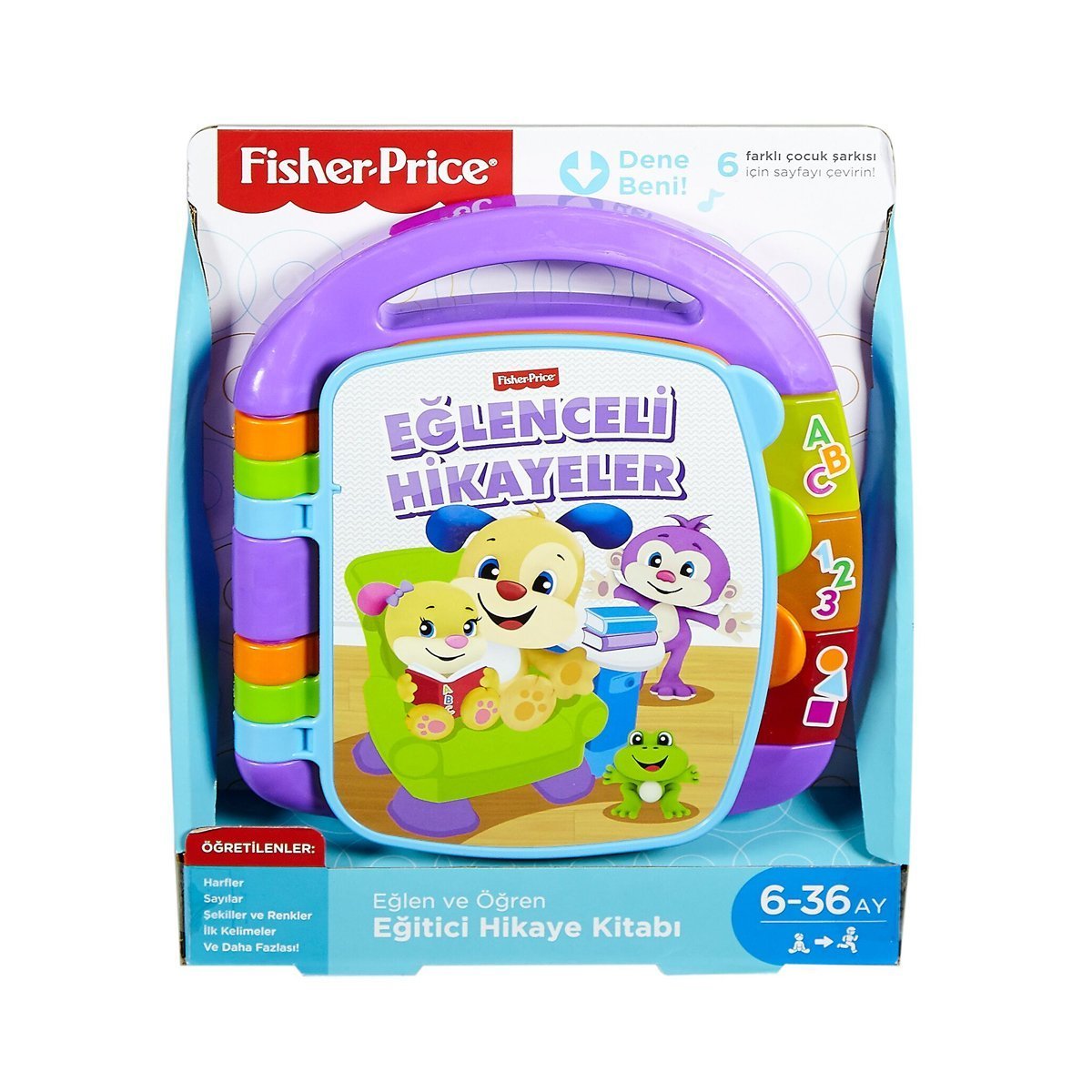 Fisher-Price-Eğitici Hikaye Kitabı / Türkçe / Eğlen Ve Öğren-Bebek Oyuncakları-1-Milagron.com