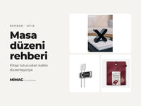 Masa Düzeni Rehberi: Kitap Tutucudan Kablo Düzenleyiciye
