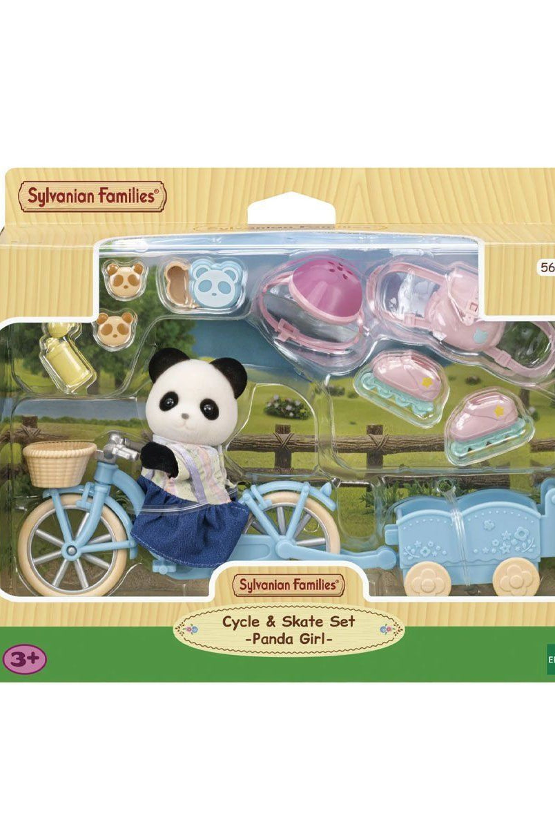 Sylvanian Families Bisiklet Ve Paten Set Panda +4 Yaş Biriktirilebilir Oyuncaklar ve Setleri | Milagron 