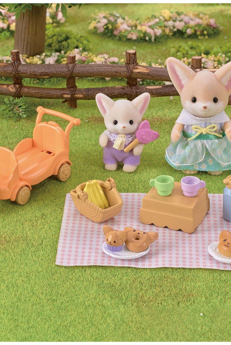 Sylvanian Families Tilki Kız Ve Bebekli Piknik Seti +3 Yaş Biriktirilebilir Oyuncaklar ve Setleri | Milagron 