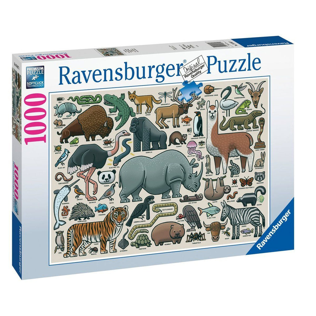 Ravensburger 168071 Ravensburger, Vahşi Hayvan 1000 Parça Puzzle Puzzle | Milagron 