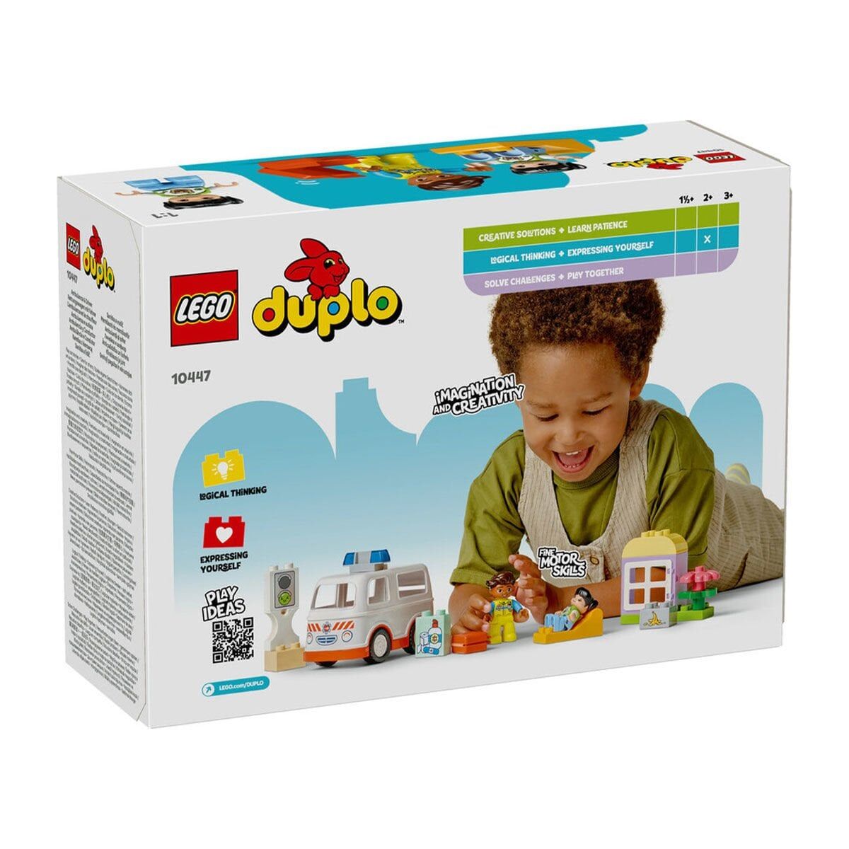 10447 Lego Duplo Ambulans Ve Sürücü 19 Parça +2 Yaş