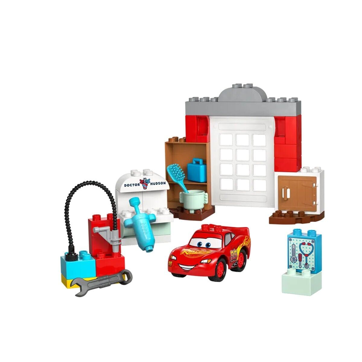 10456 Lego Duplo Mcqueen'In Doc'Un Garajını Ziyareti 35 Parça +2 Yaş