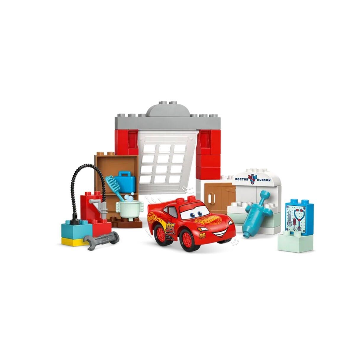 10456 Lego Duplo Mcqueen'In Doc'Un Garajını Ziyareti 35 Parça +2 Yaş