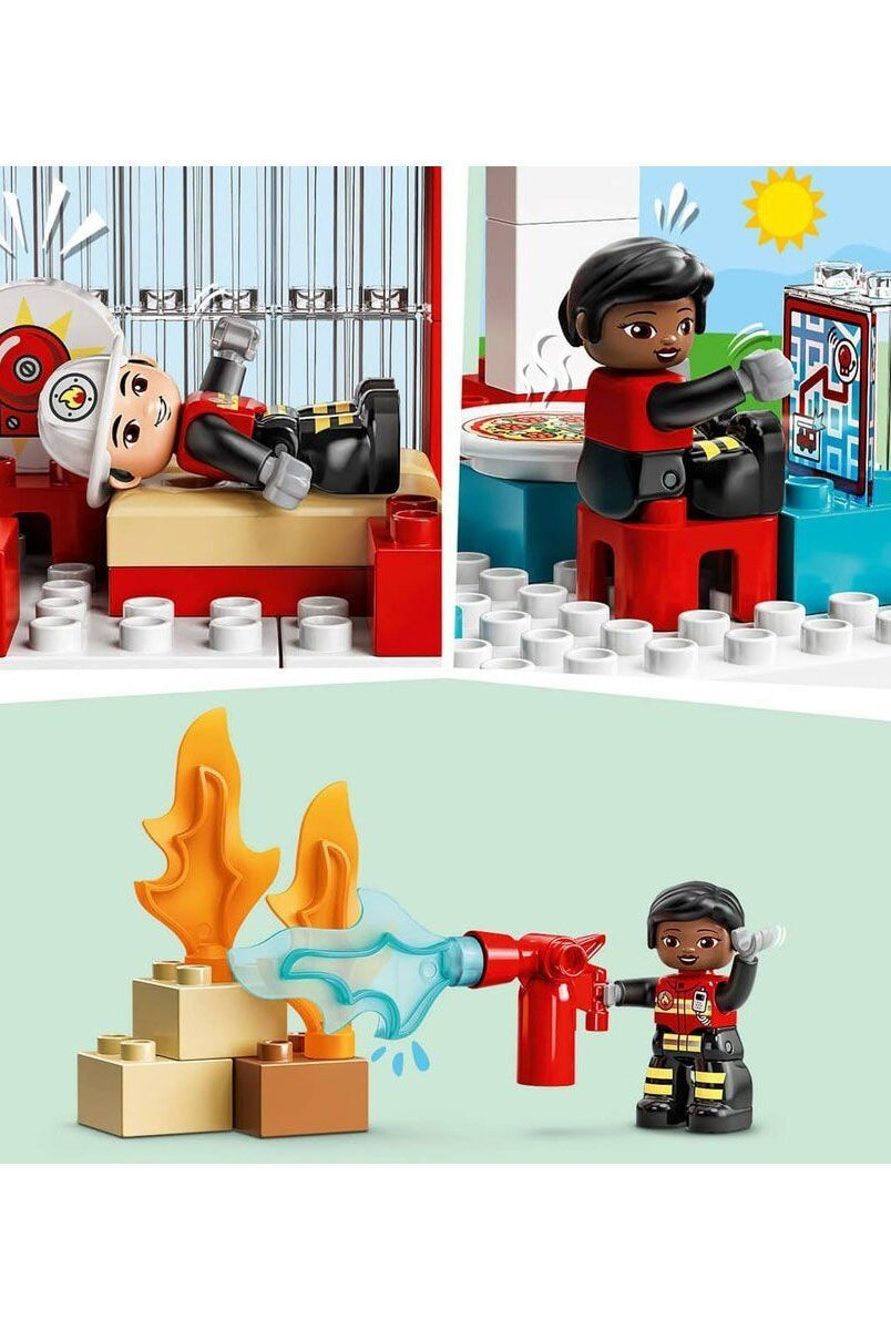 Lego 10970 Lego Duplo İtfaiye Merkezi Ve Helikopter, 117 Parça +2 Yaş Lego Duplo | Milagron 