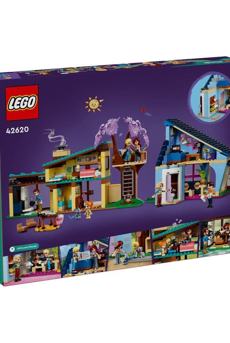 Lego Lego Friends Olly Ve Paisley'nin Aile Evleri 1126 Parça +7 Yaş Lego Friends | Milagron 