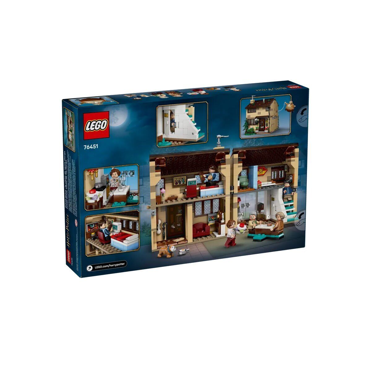 76451 Lego Harry Potter - Privet Drive: Marge Hala'Nın Ziyareti 639 Parça +8 Yaş