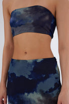 Cosmo Tül Straplez Crop Top