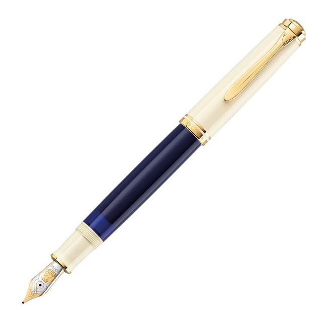 Pelikan Souverän Special Edition M800 Dolma Kalem Cream Blue M