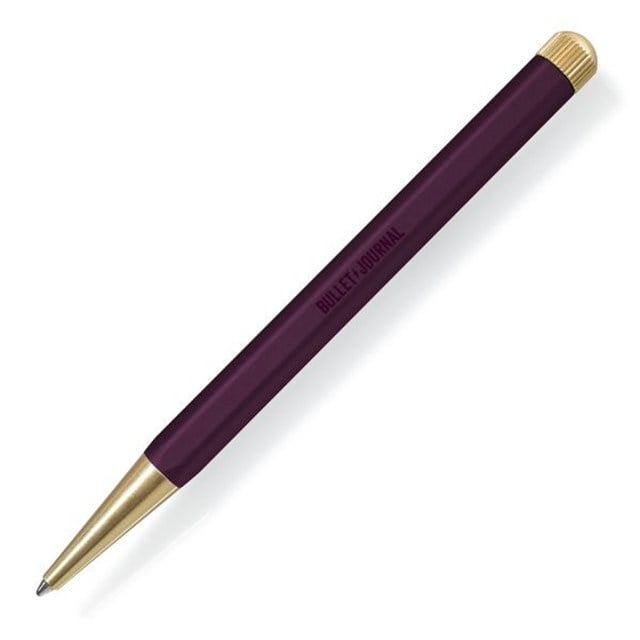 Leuchtturm1917 X Bullet Journal Limited Edition Drehgriffel Nr. 1, Siyah Mürekkepli Jel Kalem Purple 400427