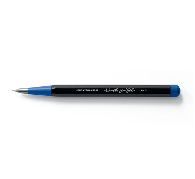 Leuchtturm 1917 X Bauhaus Drehgriffel Nr.2 Mekanik Uçlu Kalem Black/Royal Blue 371284