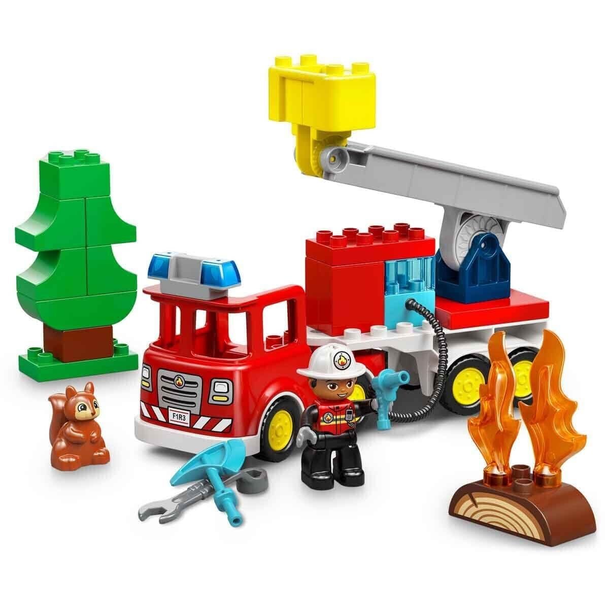 10473 Lego Duplo Hortumlu İTfaiye Aracı Ve İTfaiyeci 28 Parça +2 Yaş