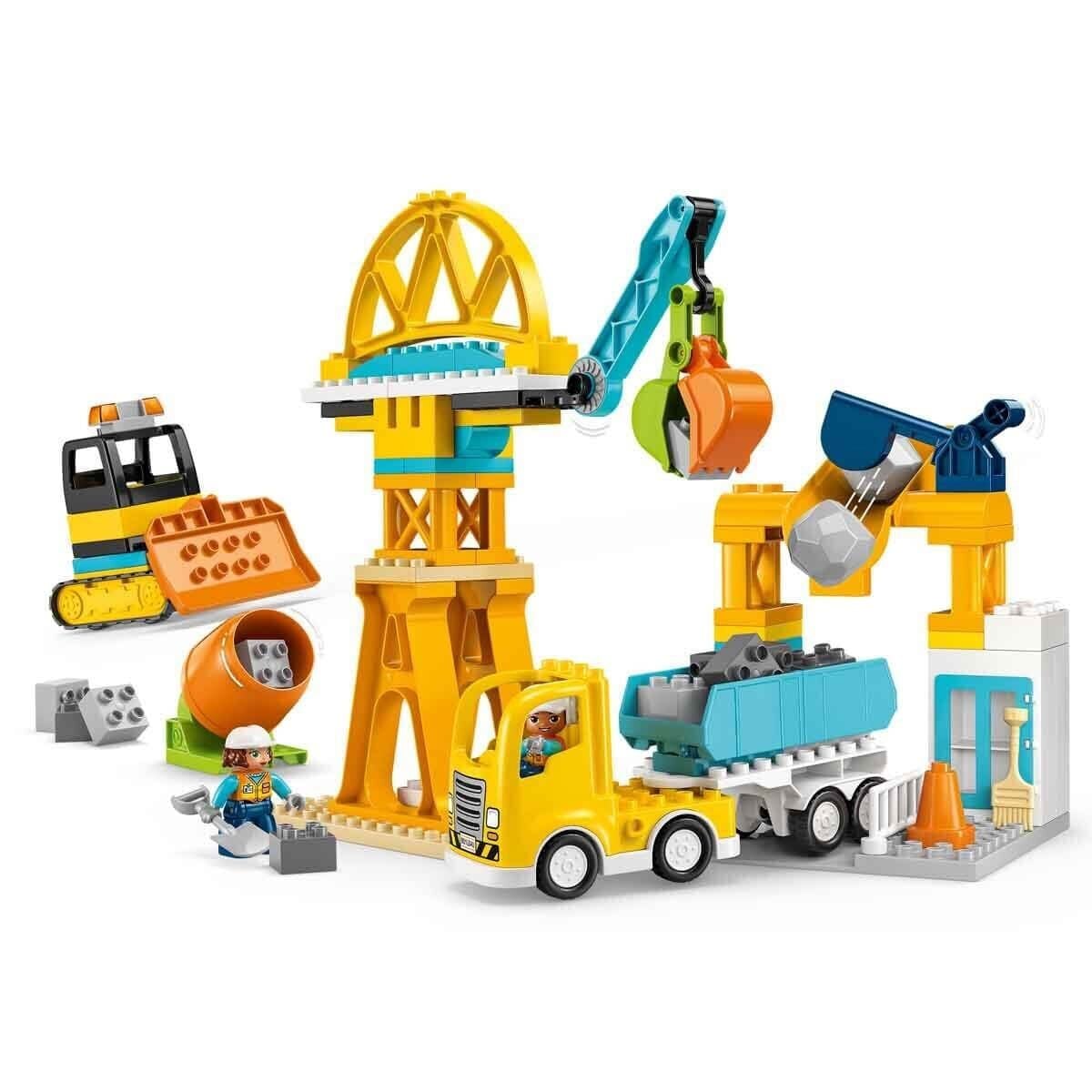10476 Lego Duplo İNşaat Sahası Ve Araçları 84 Parça +3 Yaş