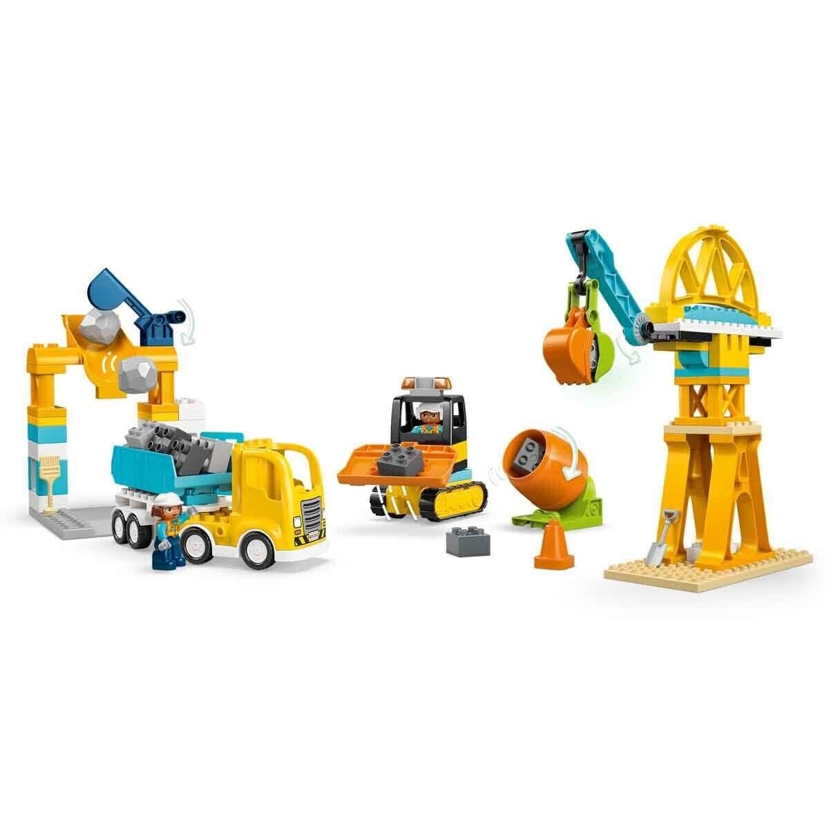 10476 Lego Duplo İNşaat Sahası Ve Araçları 84 Parça +3 Yaş