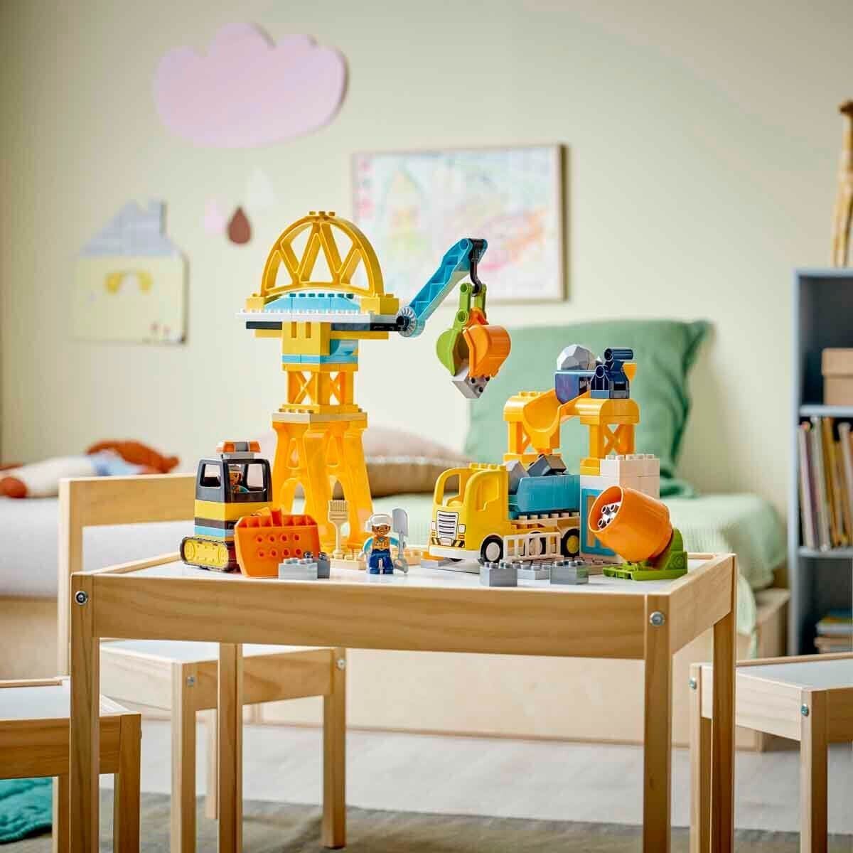 10476 Lego Duplo İNşaat Sahası Ve Araçları 84 Parça +3 Yaş