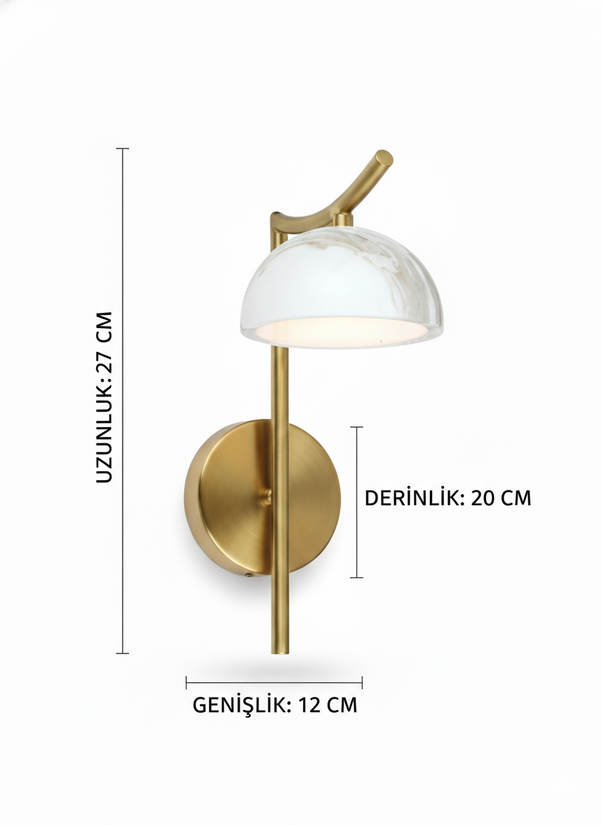 Lumiana-Aura Mermer Aplik-Aplik-4-Milagron.com
