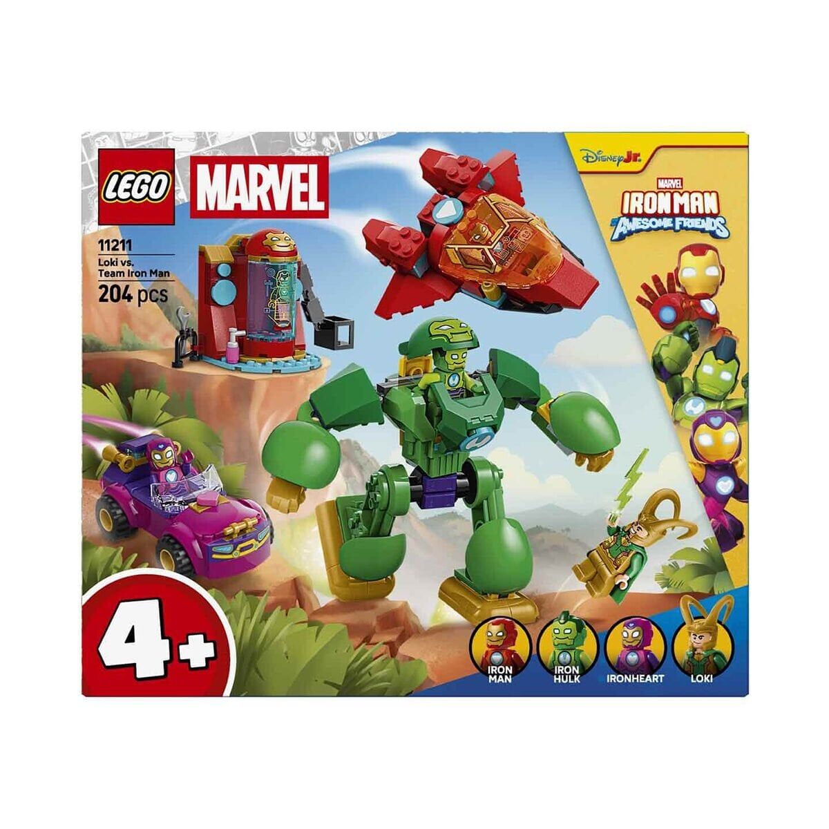 11211 Lego Marvel Loki Ve Iron Man Parça +6 Yaş