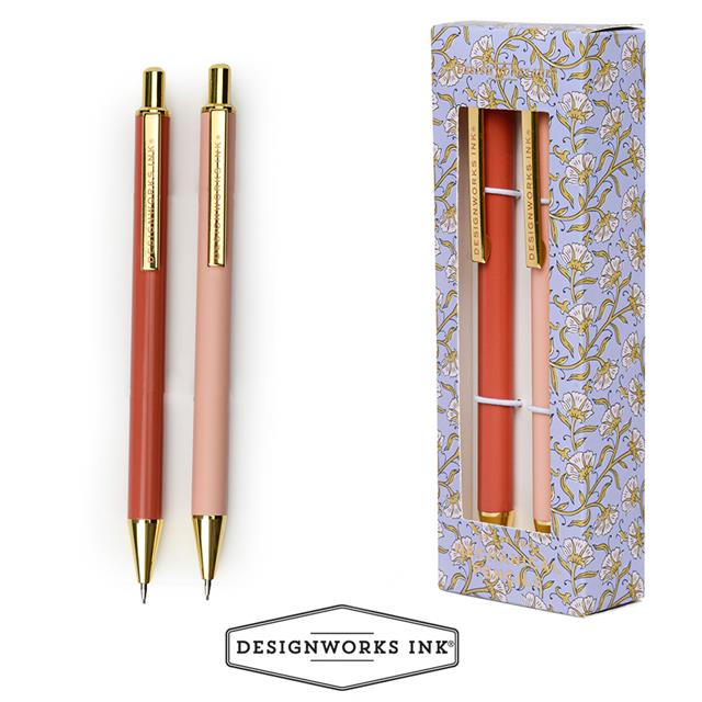 Designworks Ink Rosewood And Blush İKili Mekanik Uçlu Kalem Seti