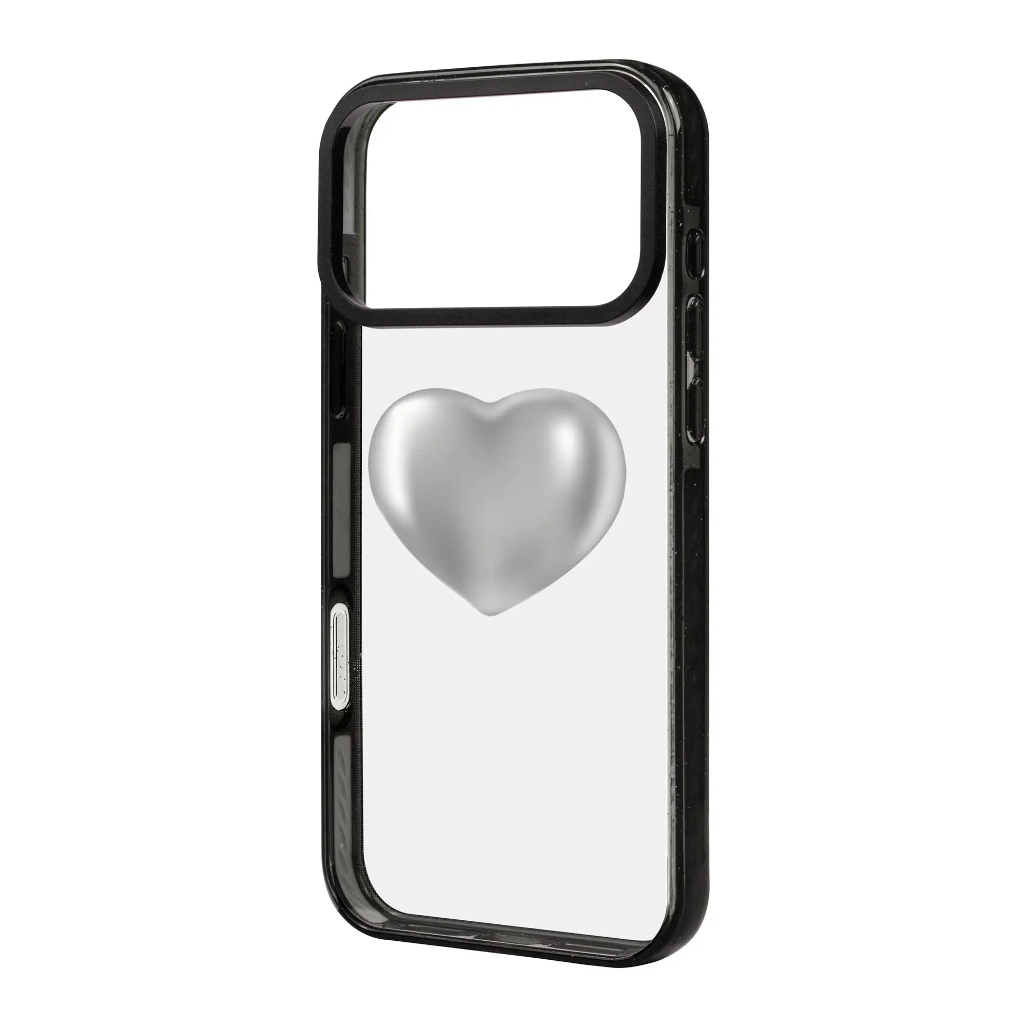Silver Heart-Power Kılıf - Iphone 17 Pro Max