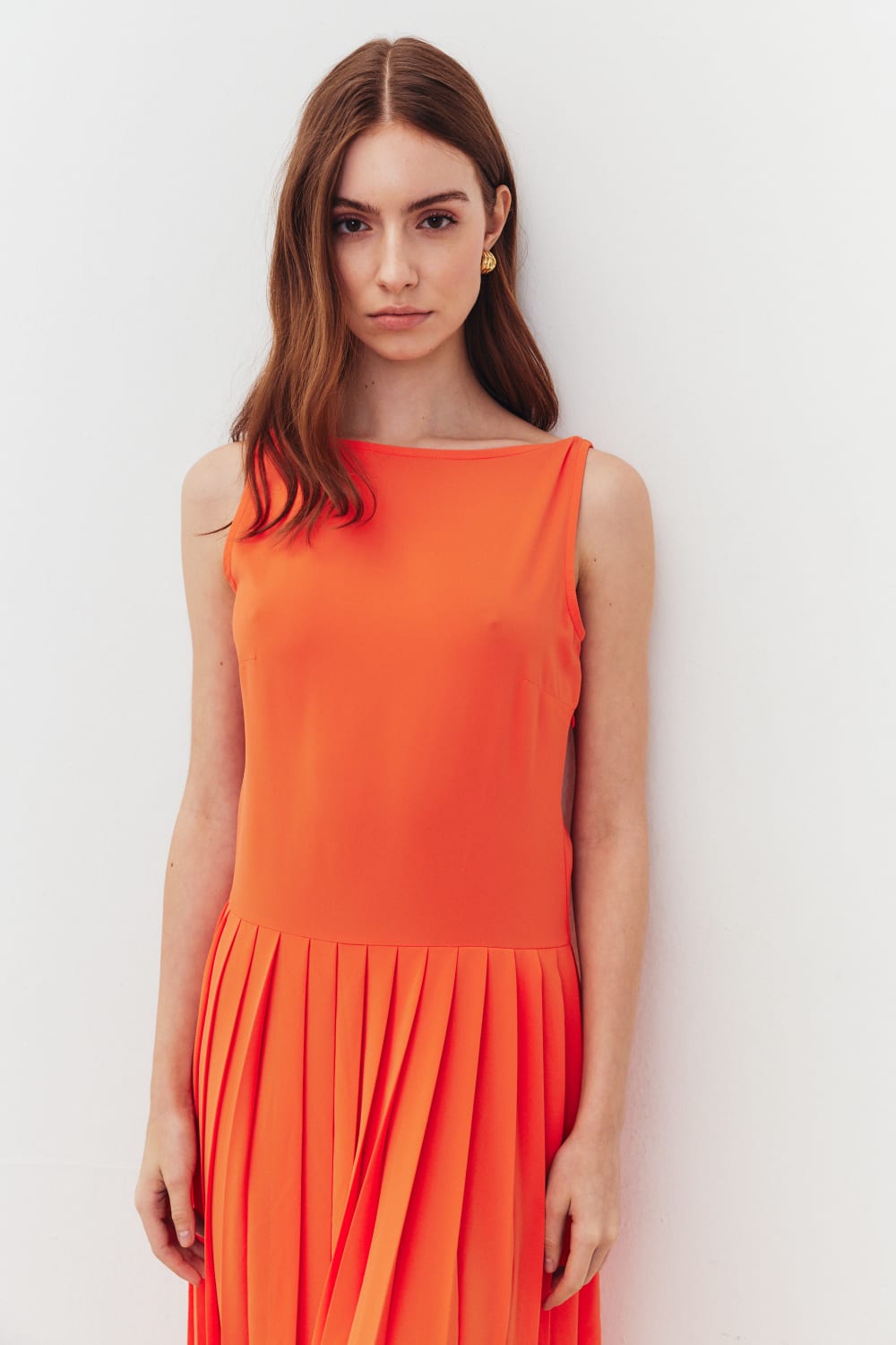 Sofy Orange Dress - 3