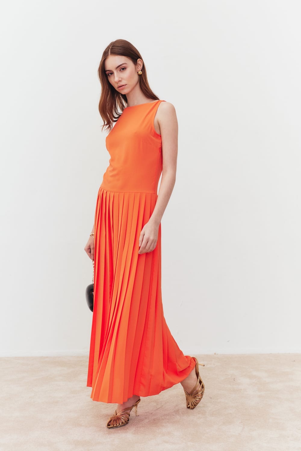 Sofy Orange Dress - 4