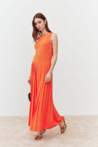 Sofy Orange Dress - 4