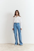 Lune Oversize White Shirt - 0