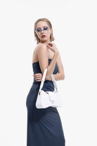 Ayarlanabilir Askılı Omuz Çantası Greta Beyaz - 6