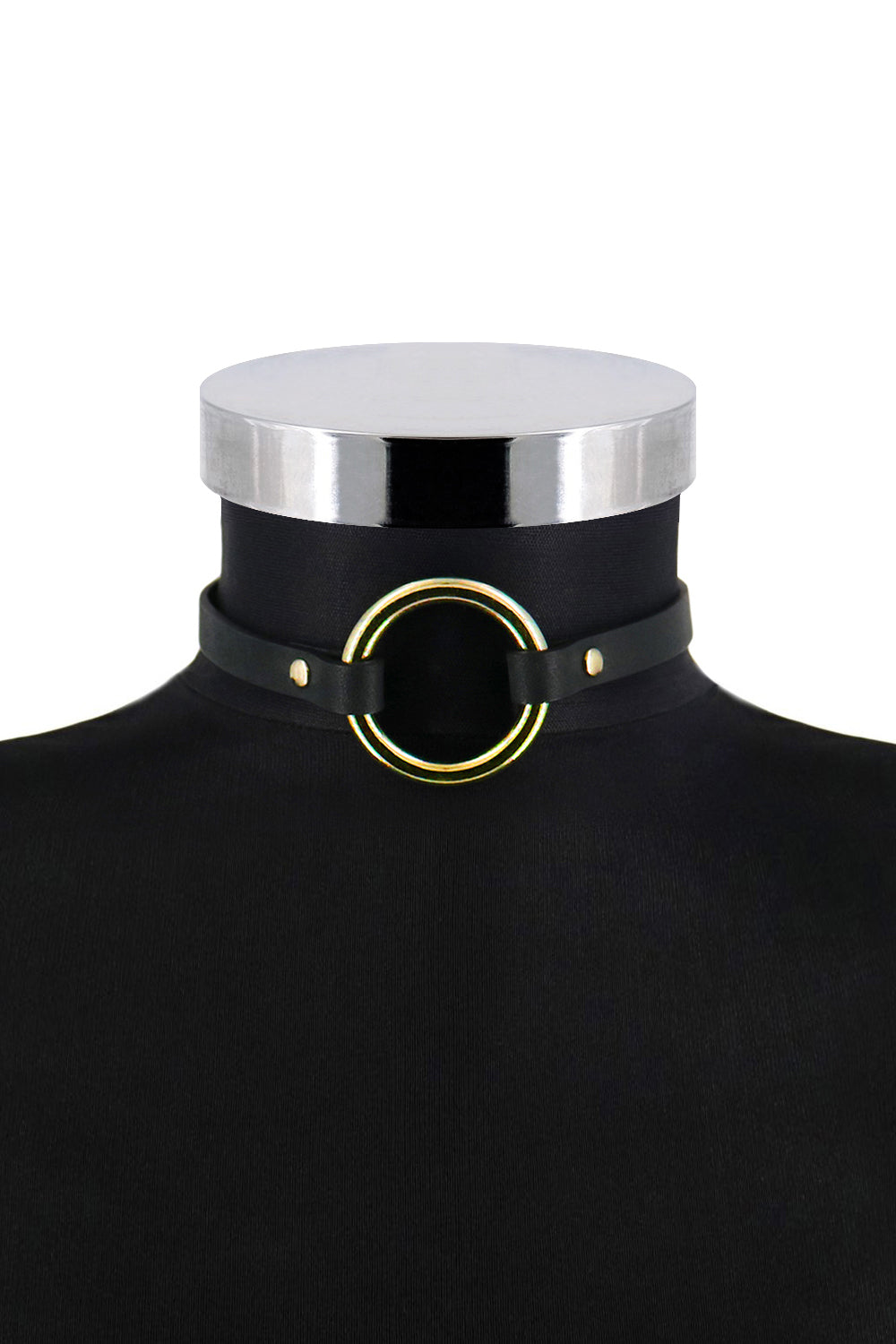 Ring Choker Black Gold - 0