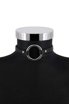 Ring Choker Black Silver - 0