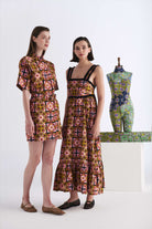 Venezia Sırt Detaylı Arkadan Bağlamalı Elbise - 1