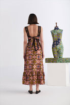 Venezia Sırt Detaylı Arkadan Bağlamalı Elbise - 3