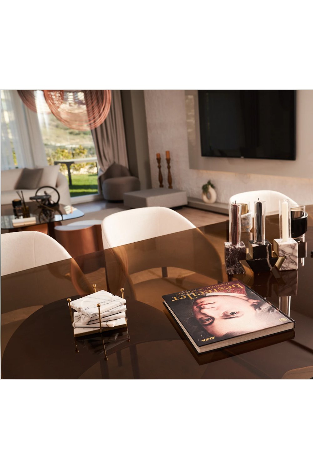 Timeless Lilla Mermer Bardak Altığı - 7