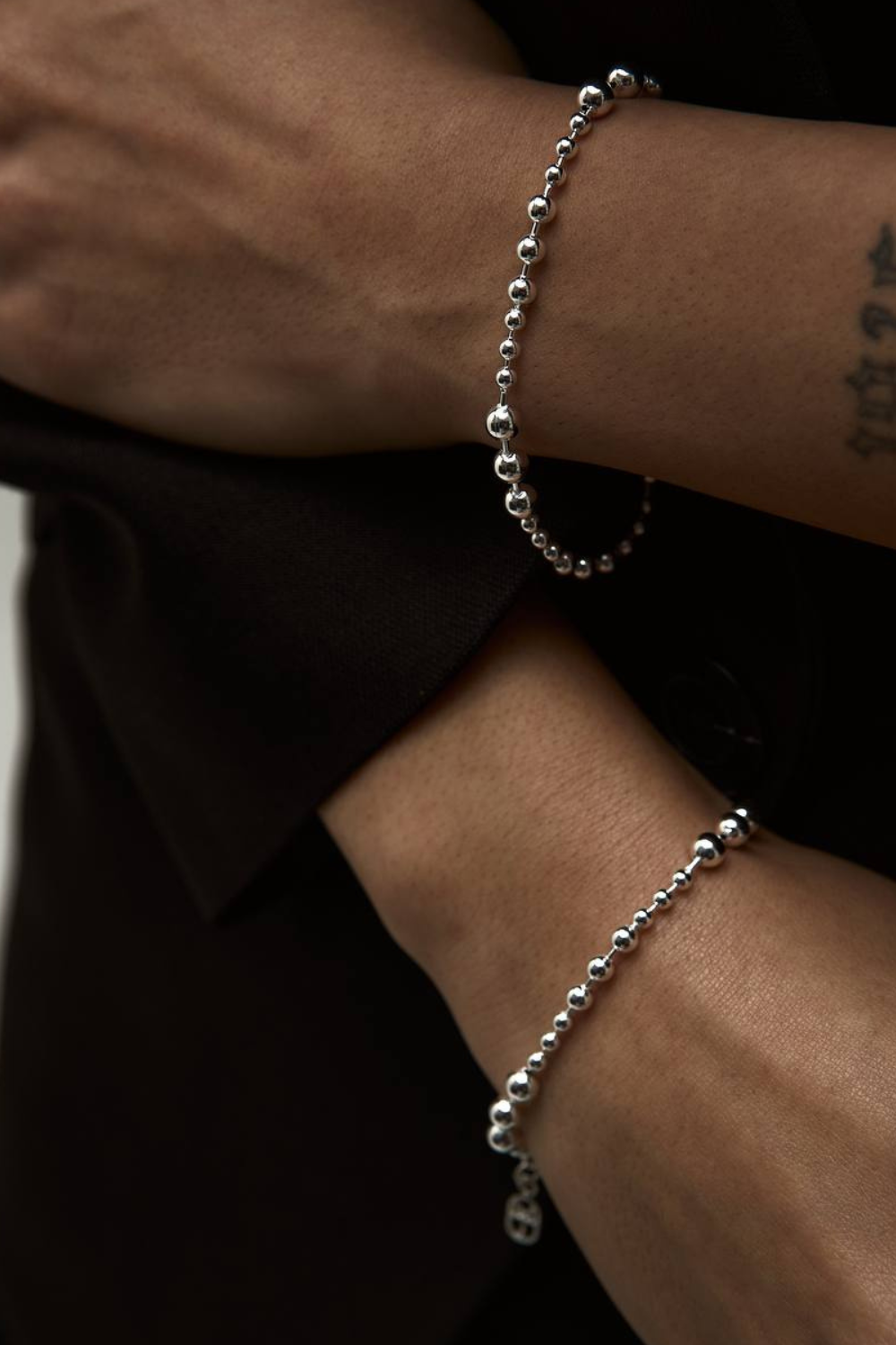 Top Zincir Gümüş Bileklik - 1