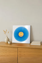 Ombre - Plak - Duvar Dekorasyonu - Mavi - 1