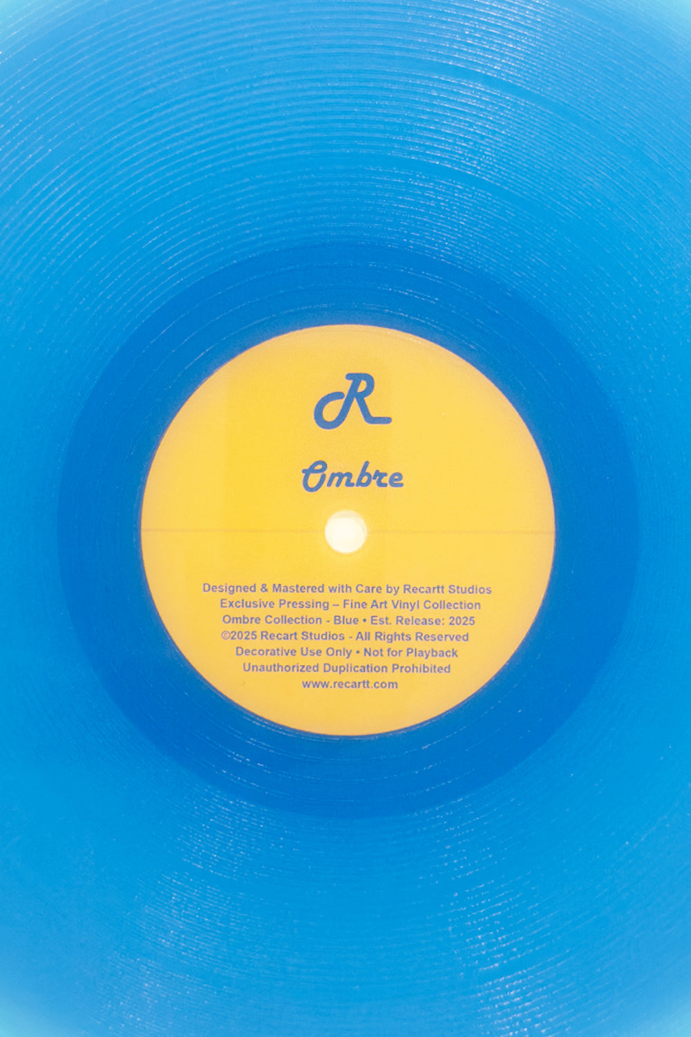 Ombre - Plak - Duvar Dekorasyonu - Mavi - 2