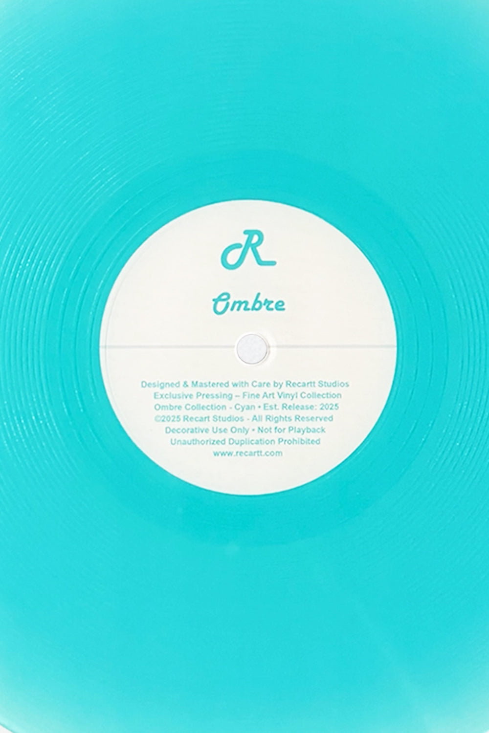 Ombre - Plak - Duvar Dekorasyonu - Turkuaz - 2