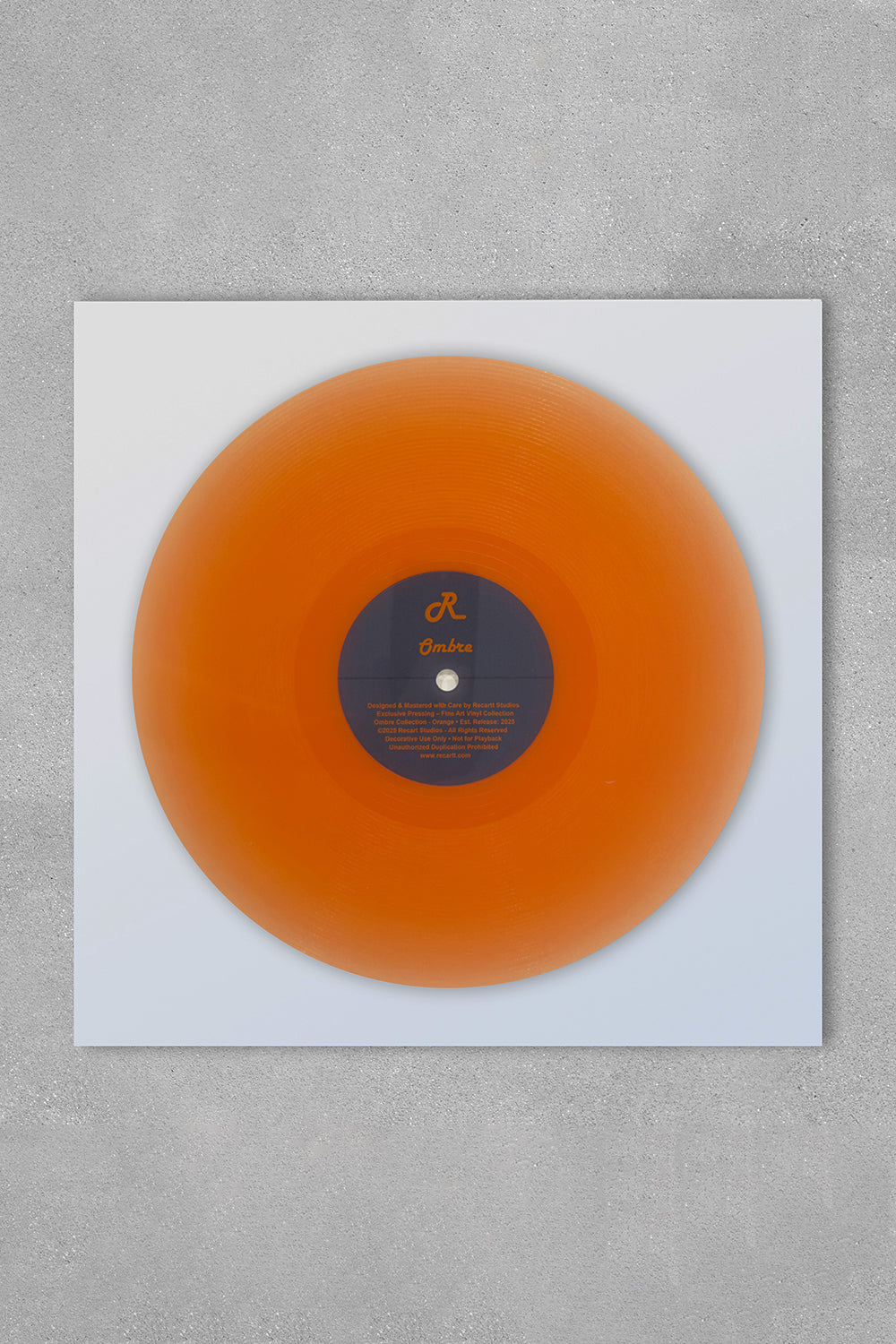 Ombre - Plak - Duvar Dekorasyonu - Turuncu - 0